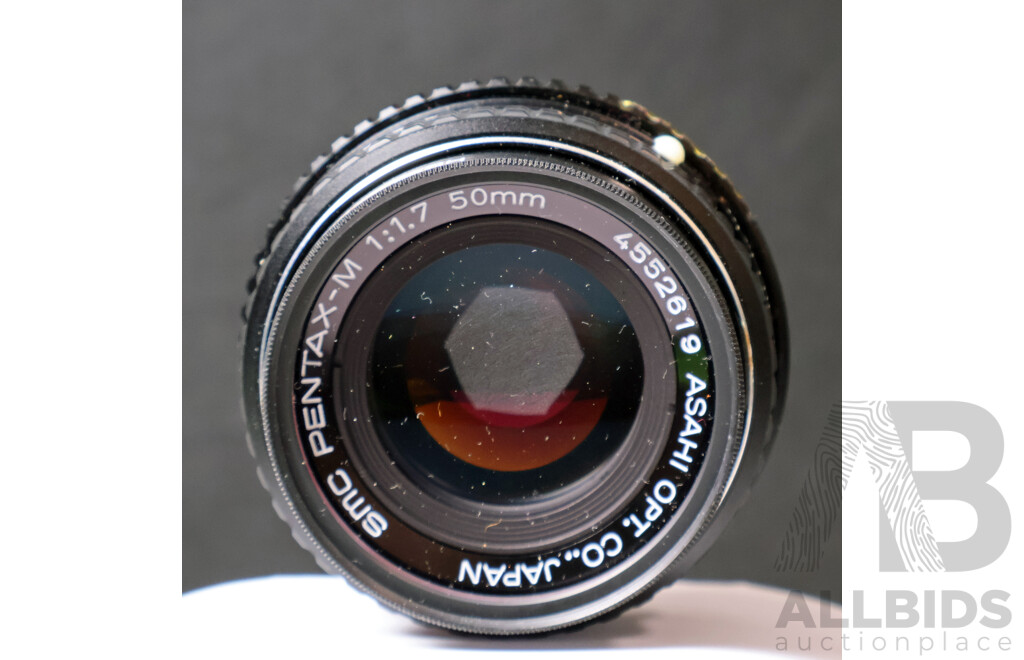 Pentax ME Super 35mm SLR Camera Kit with SMC Pentax-M Lenses, Flashes & Carry Bag