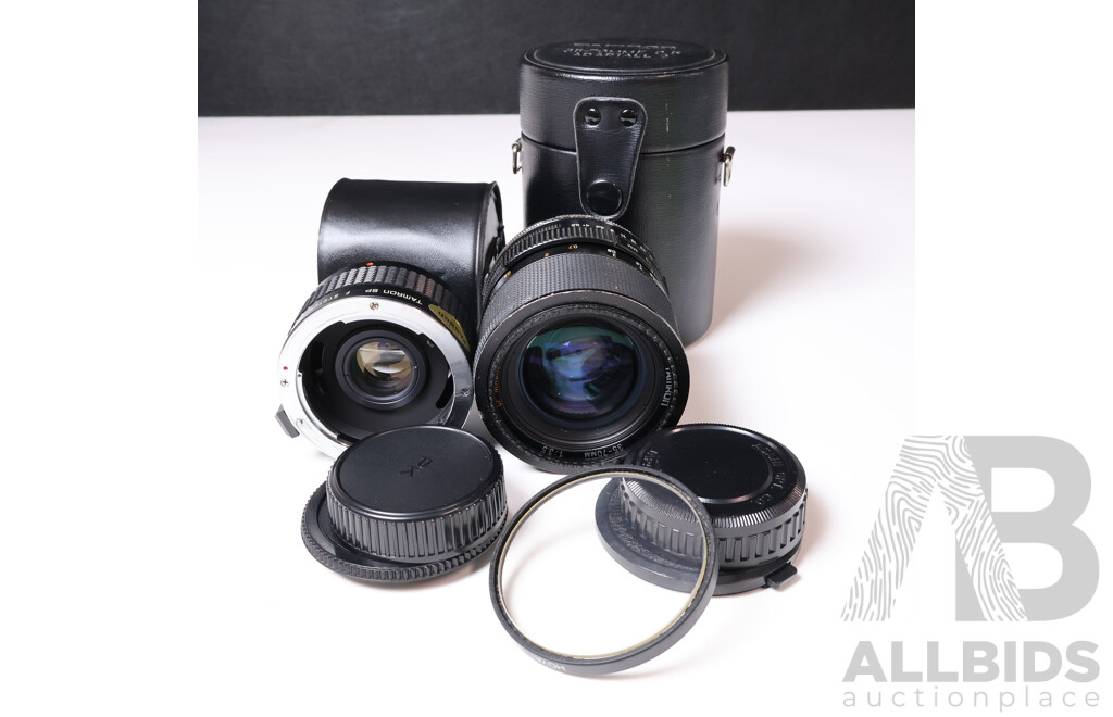 Tamron BBAR-MC 35–70mm Zoom Lens with Tamron SP F-System 2× Teleconverter