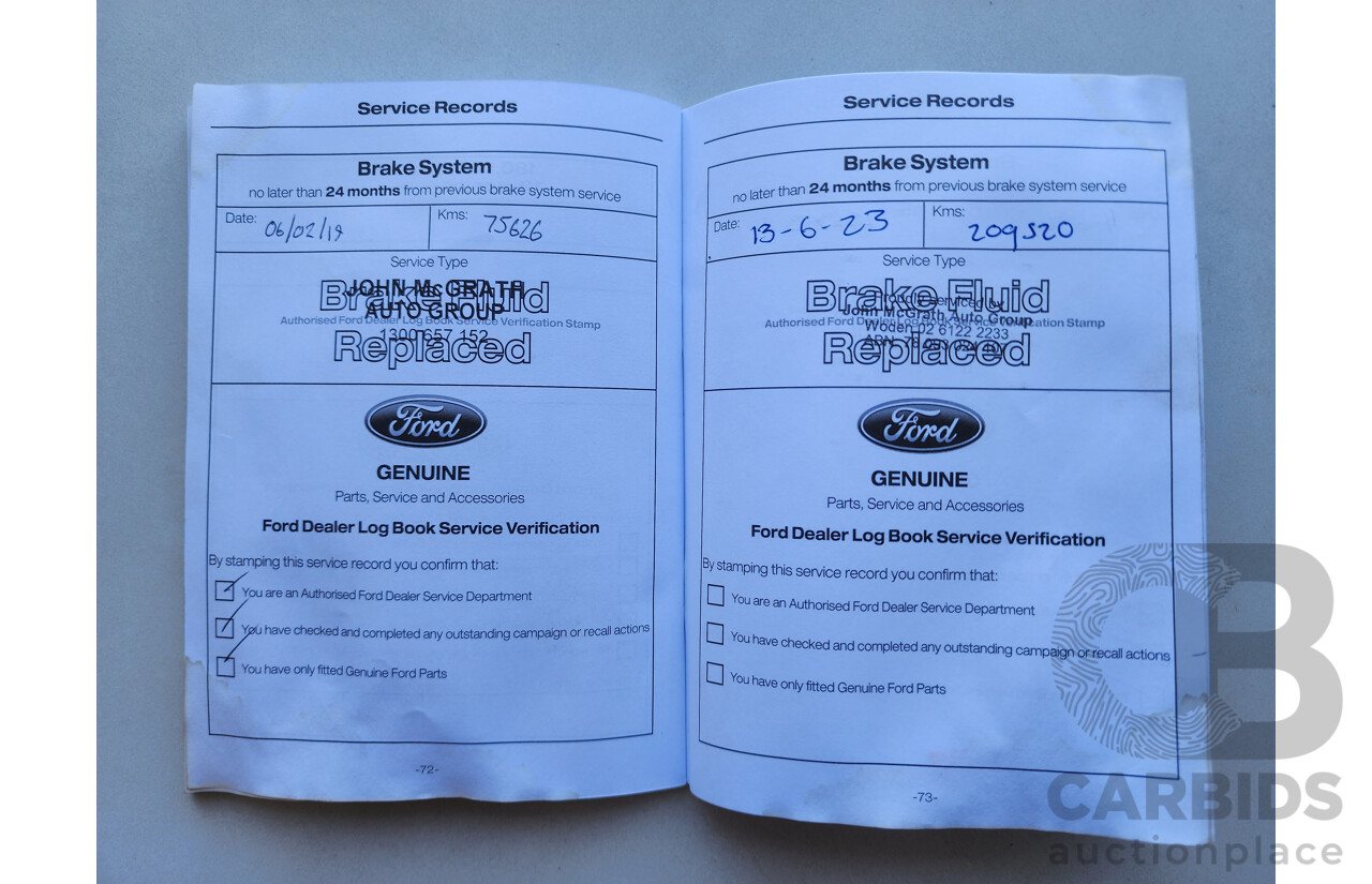 06/2016 Ford Ranger XLS 3.2 (4x4) PX MKII Dual Cab Utility White Turbo Diesel 3.2L