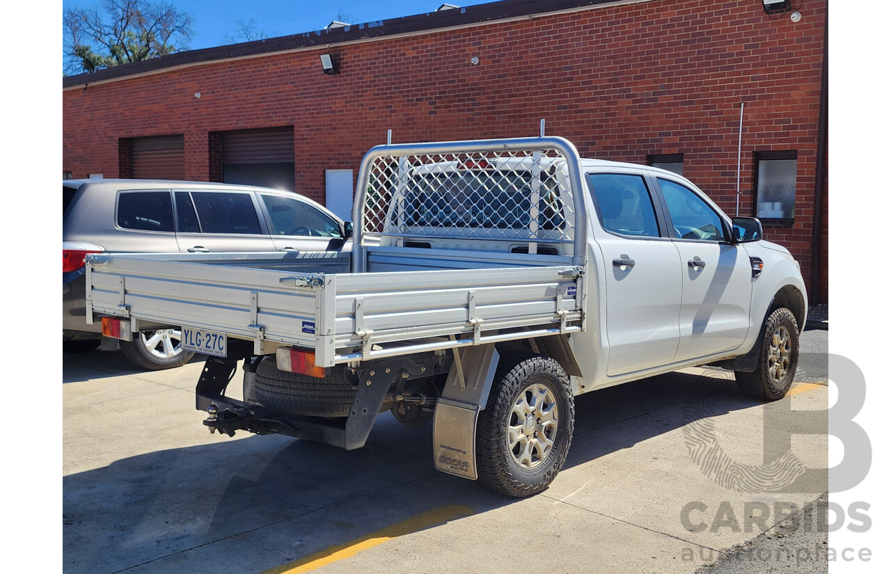 06/2016 Ford Ranger XLS 3.2 (4x4) PX MKII Dual Cab Utility White Turbo Diesel 3.2L