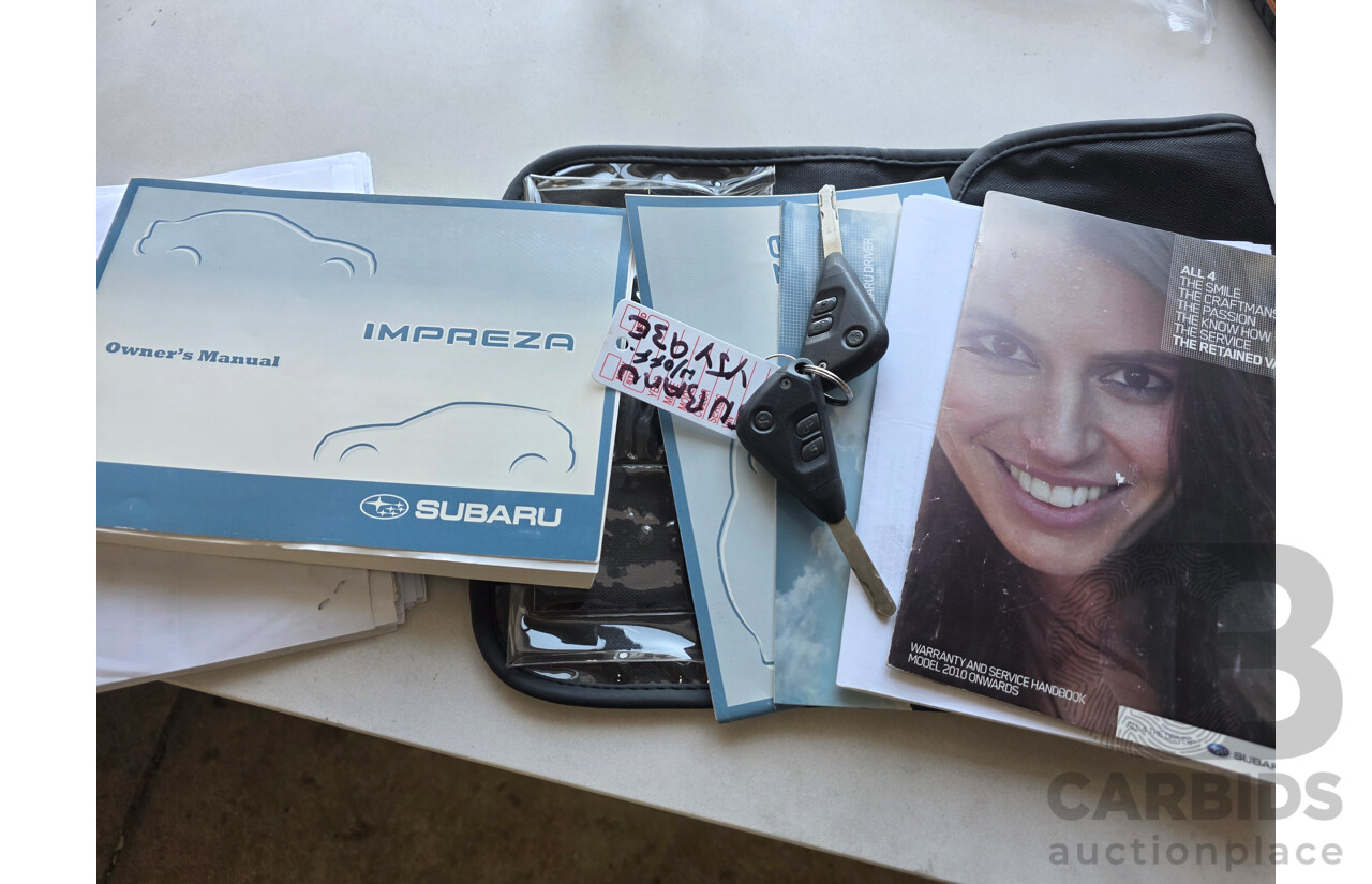 9/2010 Subaru Impreza R (AWD) MY11 5d Hatchback Black 2.0L