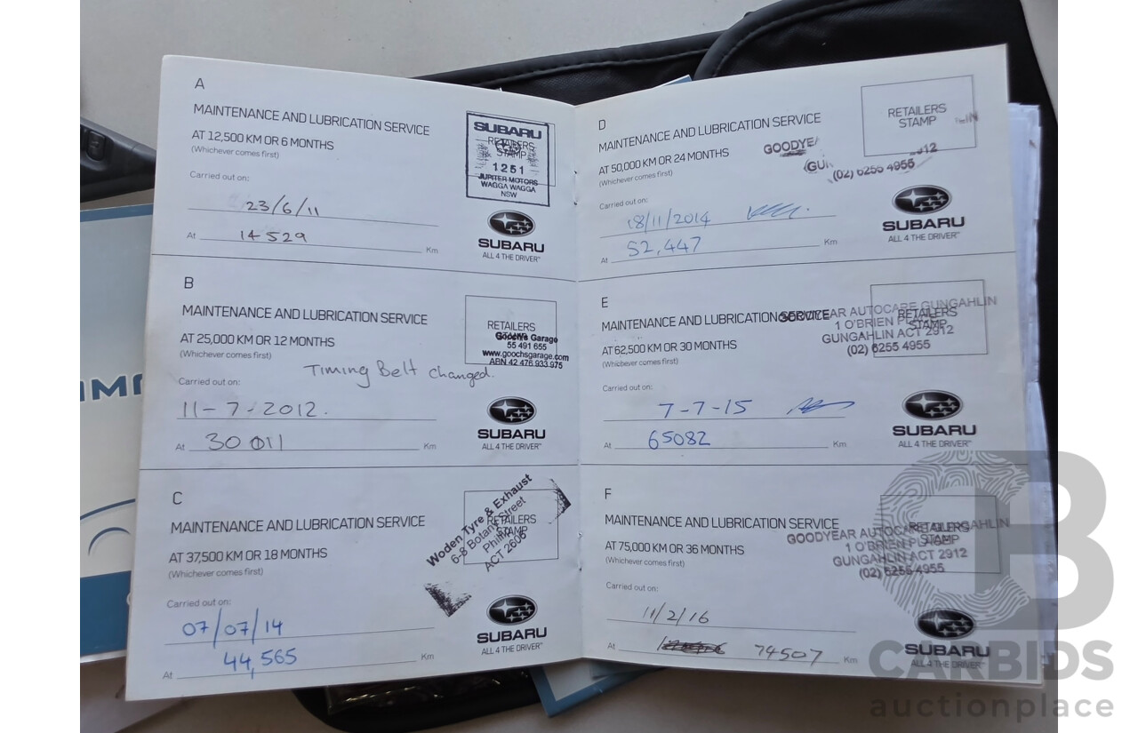 9/2010 Subaru Impreza R (AWD) MY11 5d Hatchback Black 2.0L