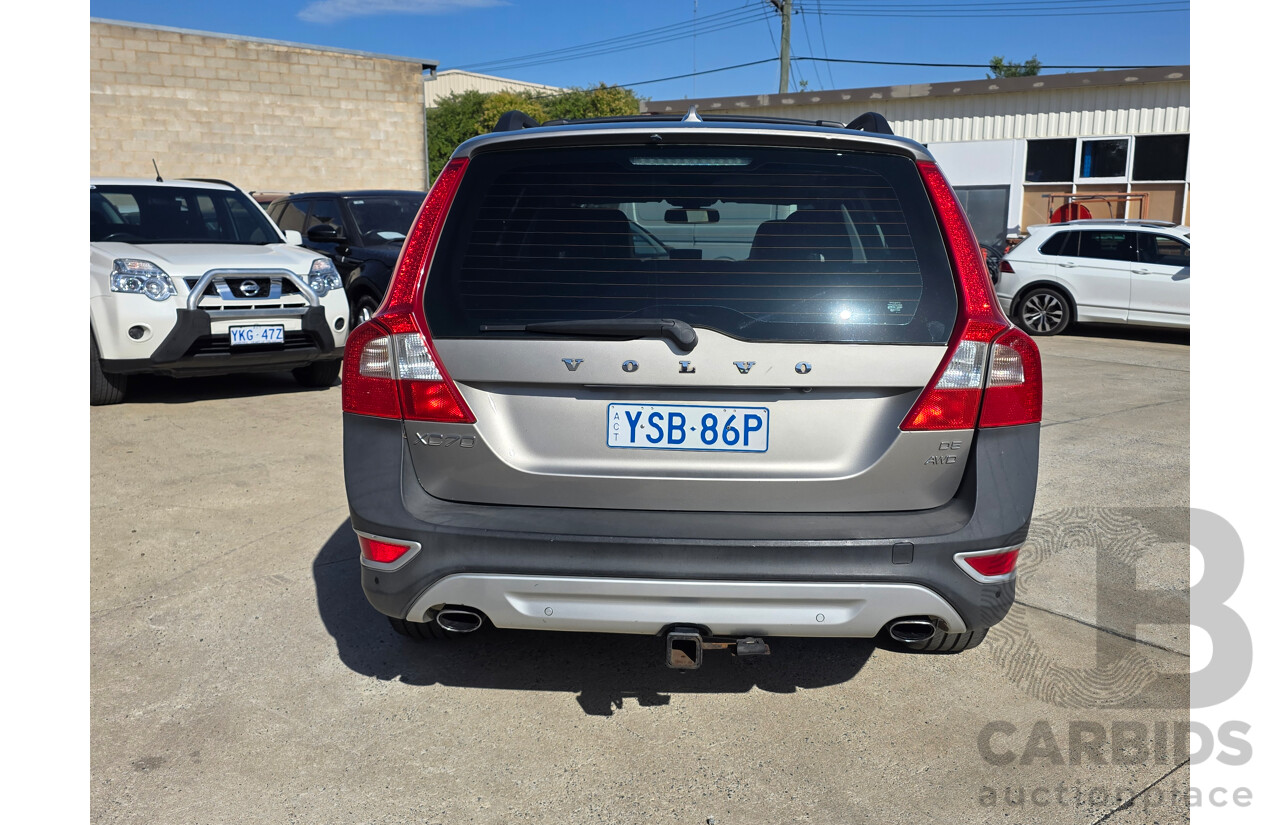 6/2010 Volvo XC70 D5 BZ MY10 4d Wagon Seashell Silver Metallic Turbo Diesel 2.4L