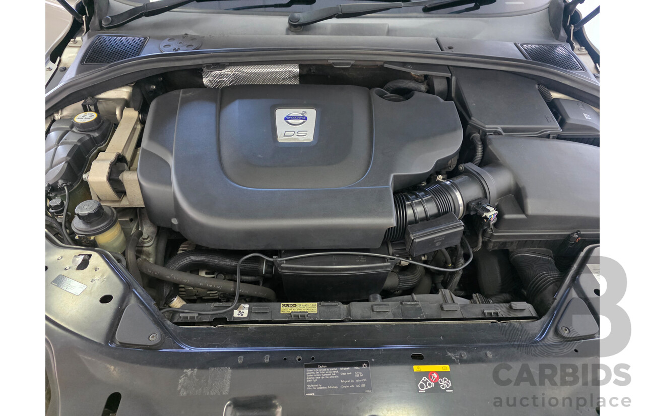 6/2010 Volvo XC70 D5 BZ MY10 4d Wagon Seashell Silver Metallic Turbo Diesel 2.4L