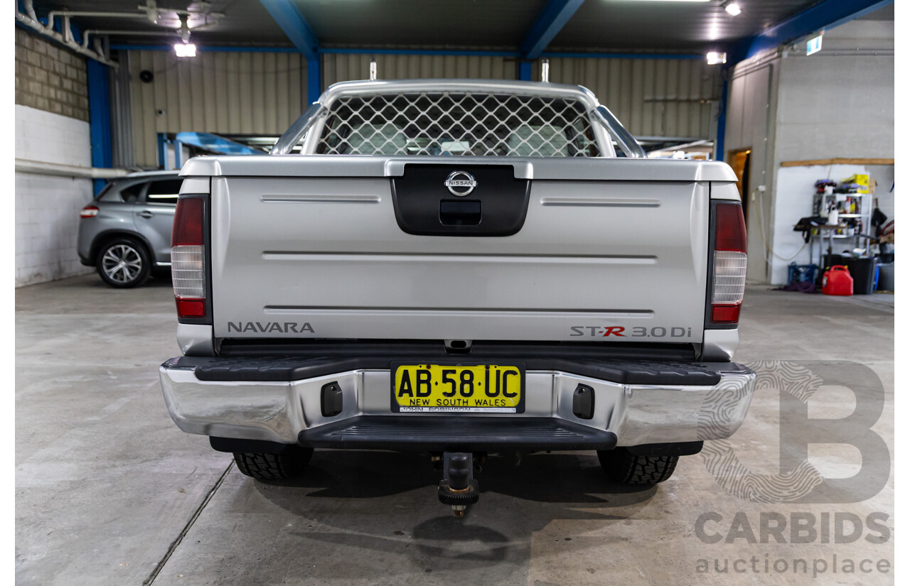7/2004 Nissan Navara ST-R (4x4) D22 Dual Cab P/Up Sierra Silver Metallic Turbo Diesel 3.0L