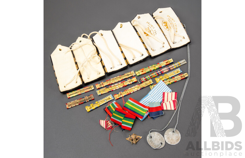 Collection of Vintage Naval Officers Dress Uniform Items.