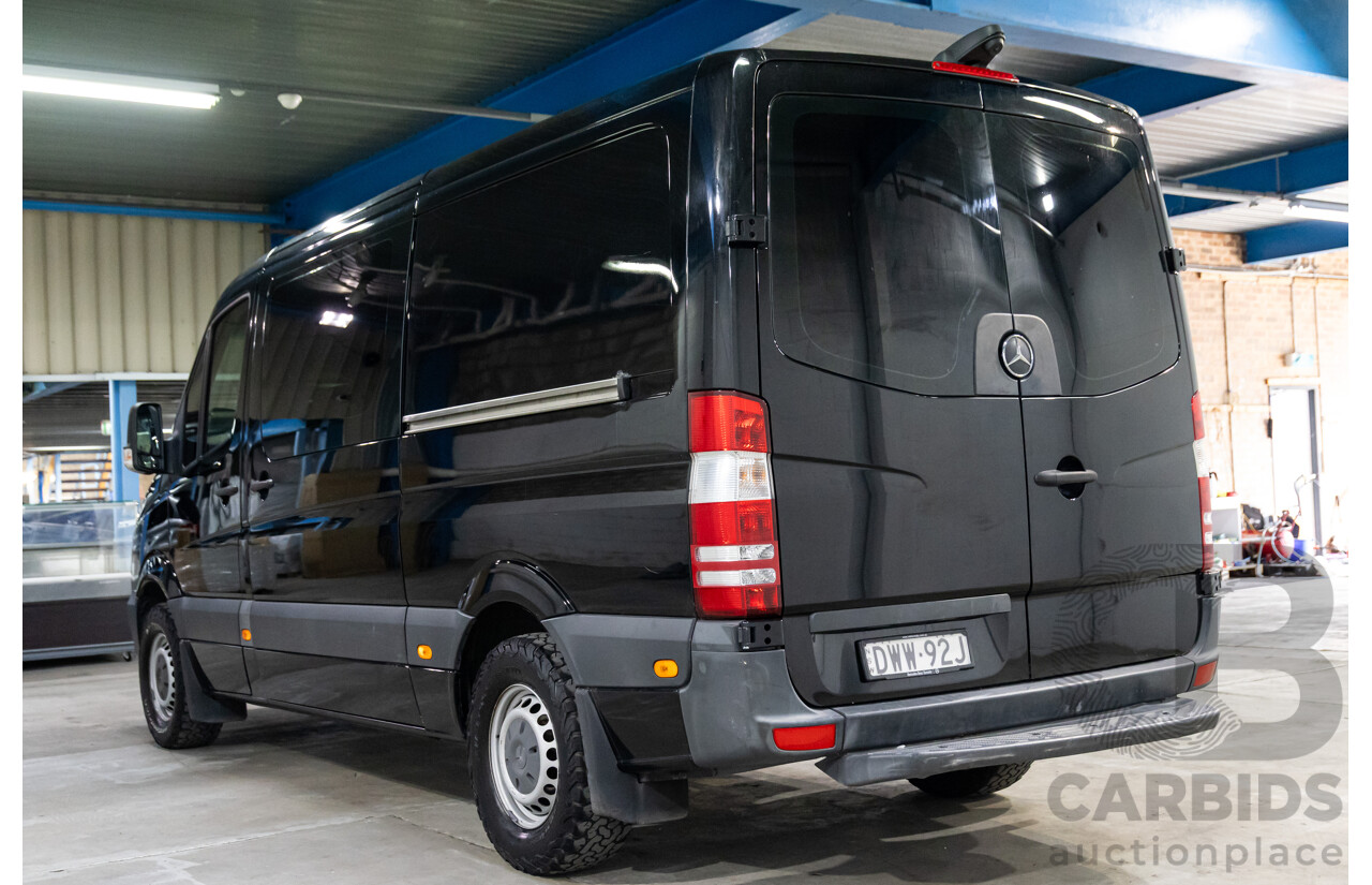 06/2018 Mercedes-Benz Sprinter 313CDI VS30 MWB (RWD) 907 2d Van Obsidian Black Metallic Twin Turbo Diesel 2.1L