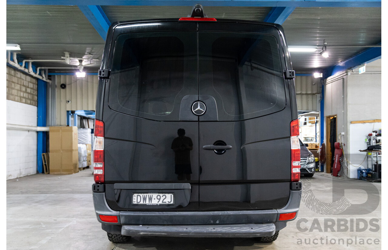 06/2018 Mercedes-Benz Sprinter 313CDI VS30 MWB (RWD) 907 2d Van Obsidian Black Metallic Twin Turbo Diesel 2.1L