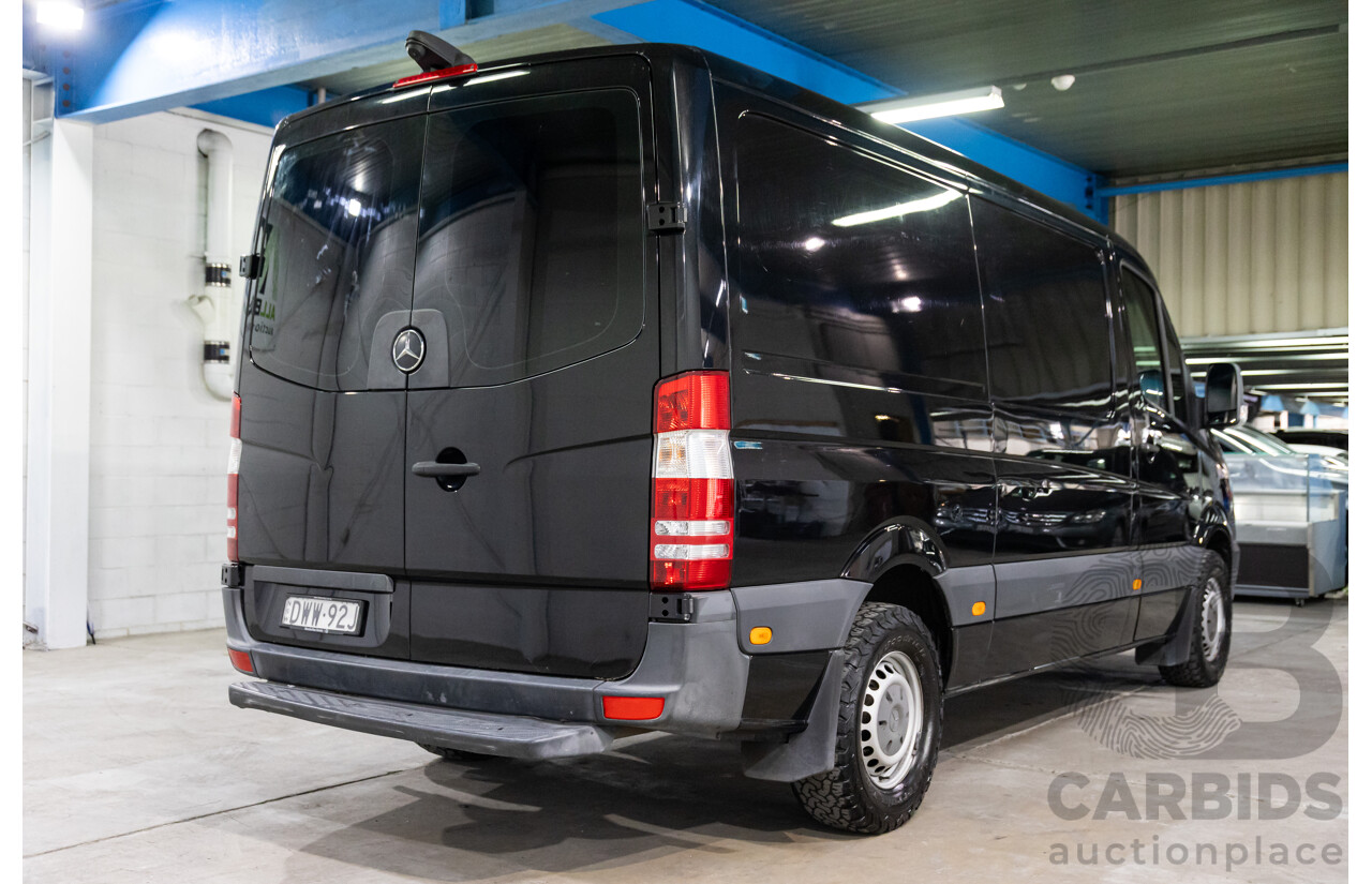 06/2018 Mercedes-Benz Sprinter 313CDI VS30 MWB (RWD) 907 2d Van Obsidian Black Metallic Twin Turbo Diesel 2.1L