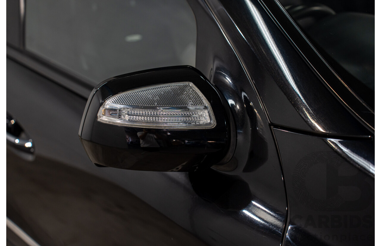 11/2008 Mercedes-Benz ML 63 AMG (4x4) W164 MY09 4d Wagon Obsidian Black Metalllic V8 6.2L