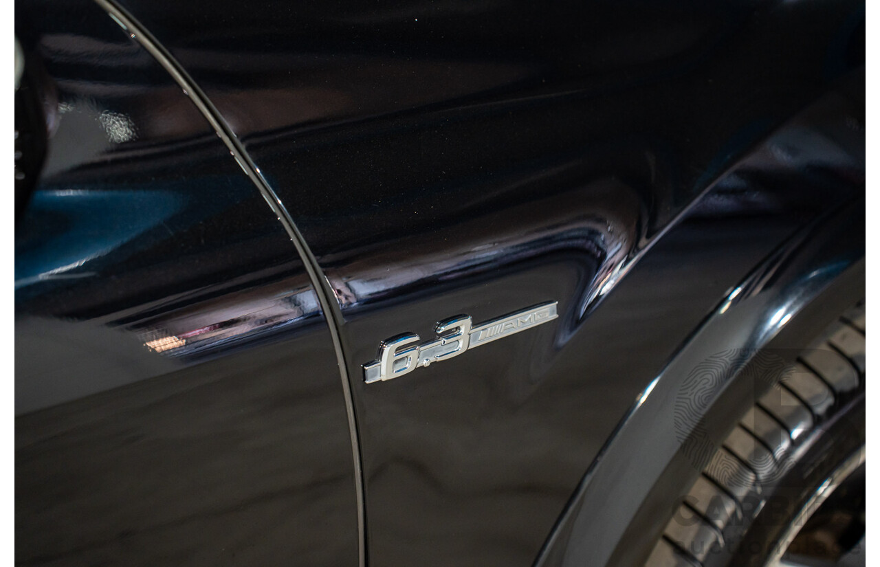 11/2008 Mercedes-Benz ML 63 AMG (4x4) W164 MY09 4d Wagon Obsidian Black Metalllic V8 6.2L