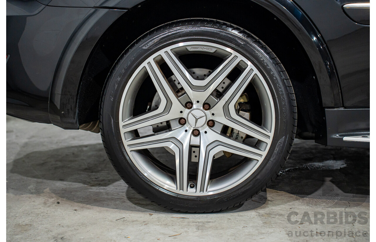 11/2008 Mercedes-Benz ML 63 AMG (4x4) W164 MY09 4d Wagon Obsidian Black Metalllic V8 6.2L