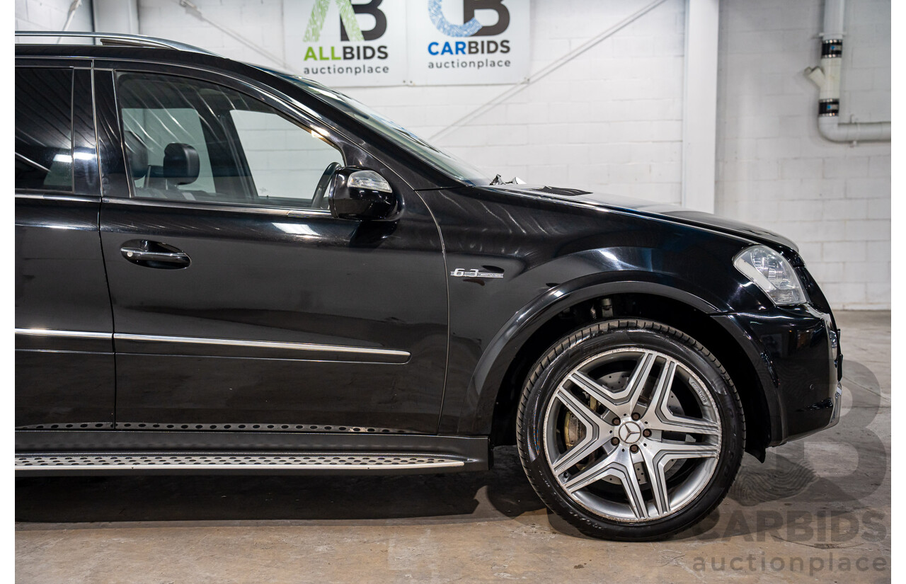 11/2008 Mercedes-Benz ML 63 AMG (4x4) W164 MY09 4d Wagon Obsidian Black Metalllic V8 6.2L