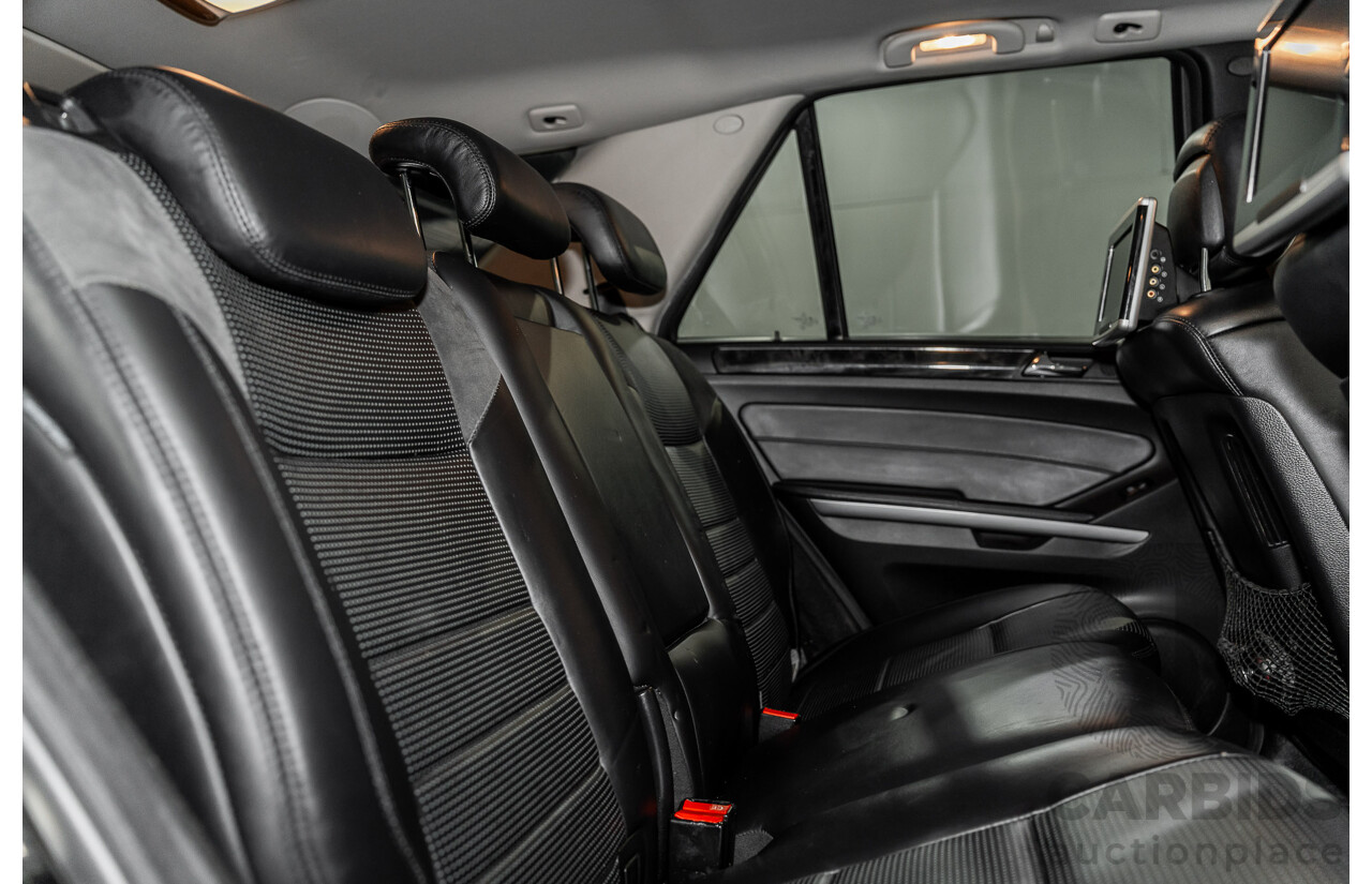 11/2008 Mercedes-Benz ML 63 AMG (4x4) W164 MY09 4d Wagon Obsidian Black Metalllic V8 6.2L