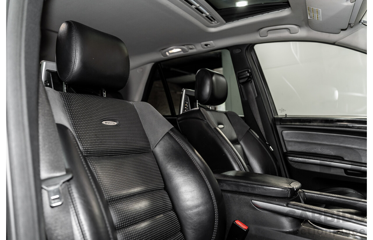 11/2008 Mercedes-Benz ML 63 AMG (4x4) W164 MY09 4d Wagon Obsidian Black Metalllic V8 6.2L