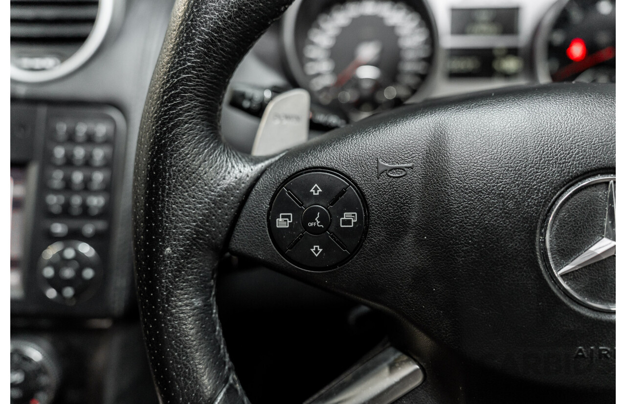 11/2008 Mercedes-Benz ML 63 AMG (4x4) W164 MY09 4d Wagon Obsidian Black Metalllic V8 6.2L