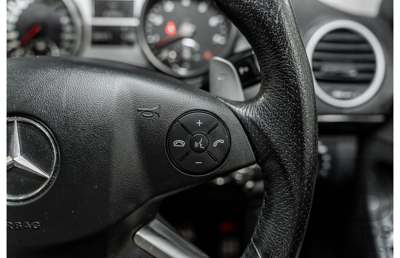 11/2008 Mercedes-Benz ML 63 AMG (4x4) W164 MY09 4d Wagon Obsidian Black Metalllic V8 6.2L