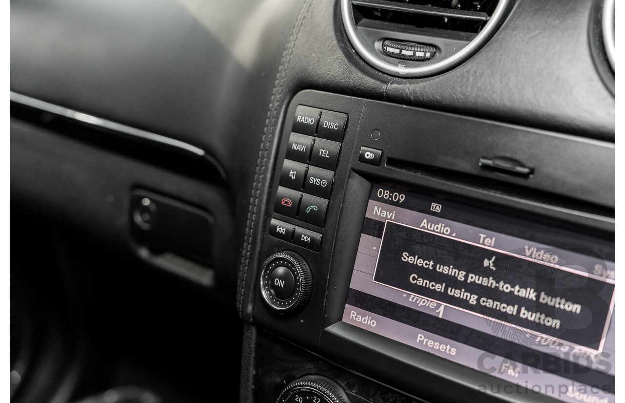 11/2008 Mercedes-Benz ML 63 AMG (4x4) W164 MY09 4d Wagon Obsidian Black Metalllic V8 6.2L