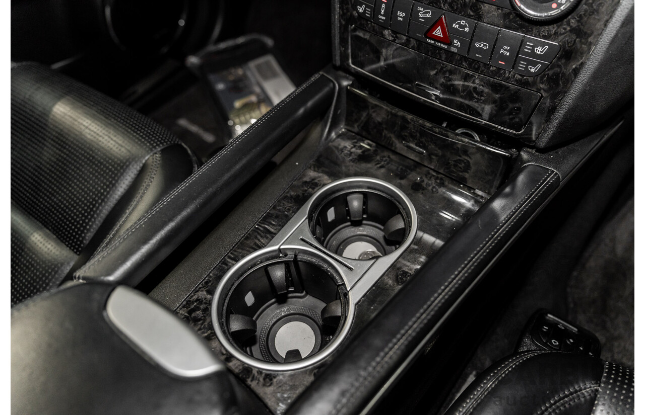 11/2008 Mercedes-Benz ML 63 AMG (4x4) W164 MY09 4d Wagon Obsidian Black Metalllic V8 6.2L