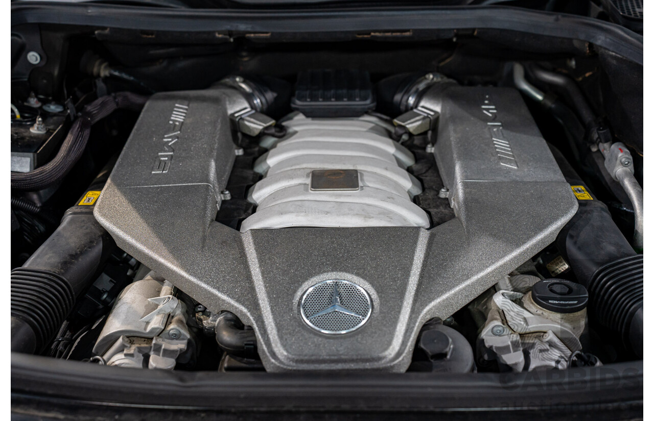 11/2008 Mercedes-Benz ML 63 AMG (4x4) W164 MY09 4d Wagon Obsidian Black Metalllic V8 6.2L