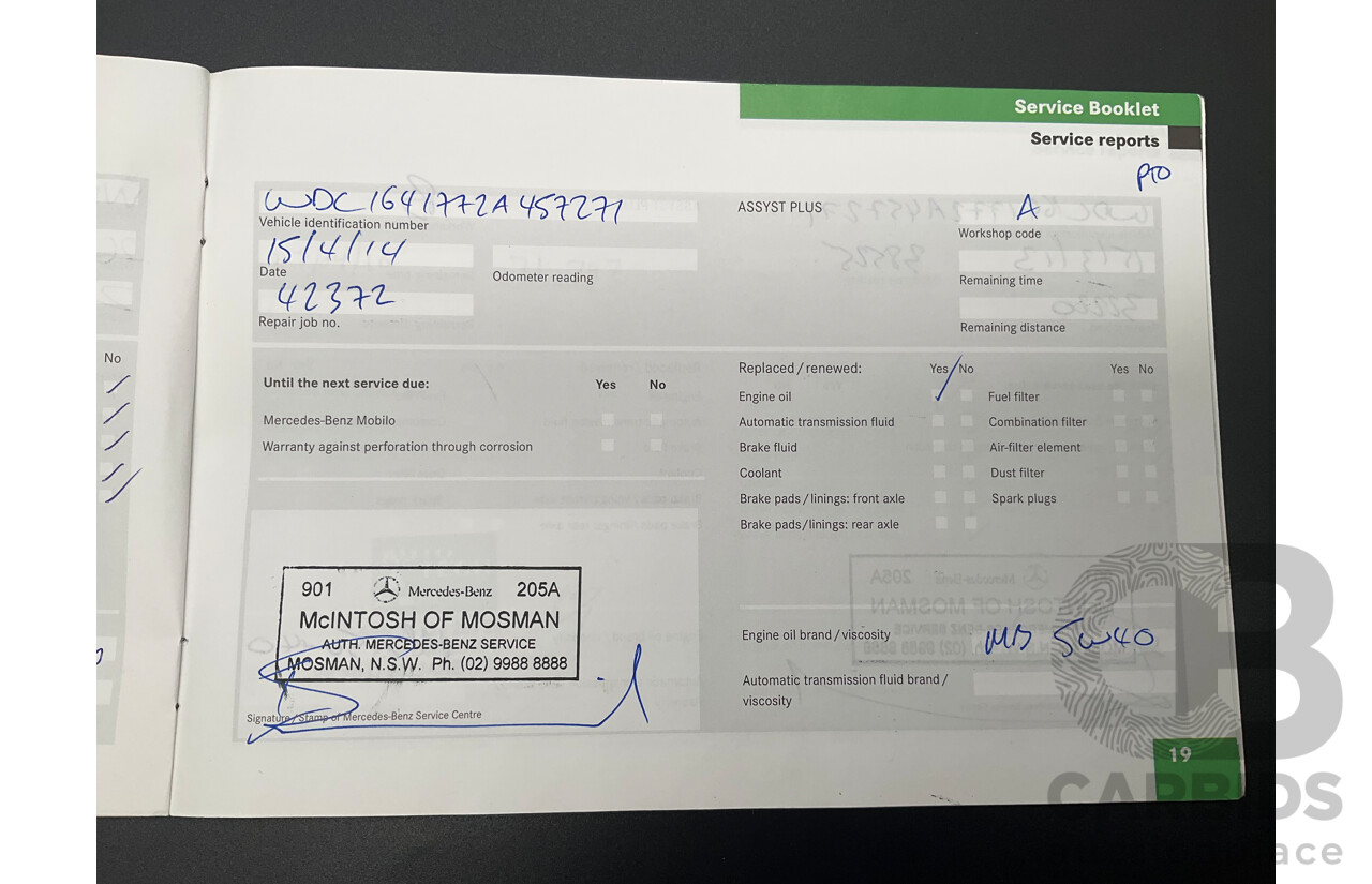 11/2008 Mercedes-Benz ML 63 AMG (4x4) W164 MY09 4d Wagon Obsidian Black Metalllic V8 6.2L