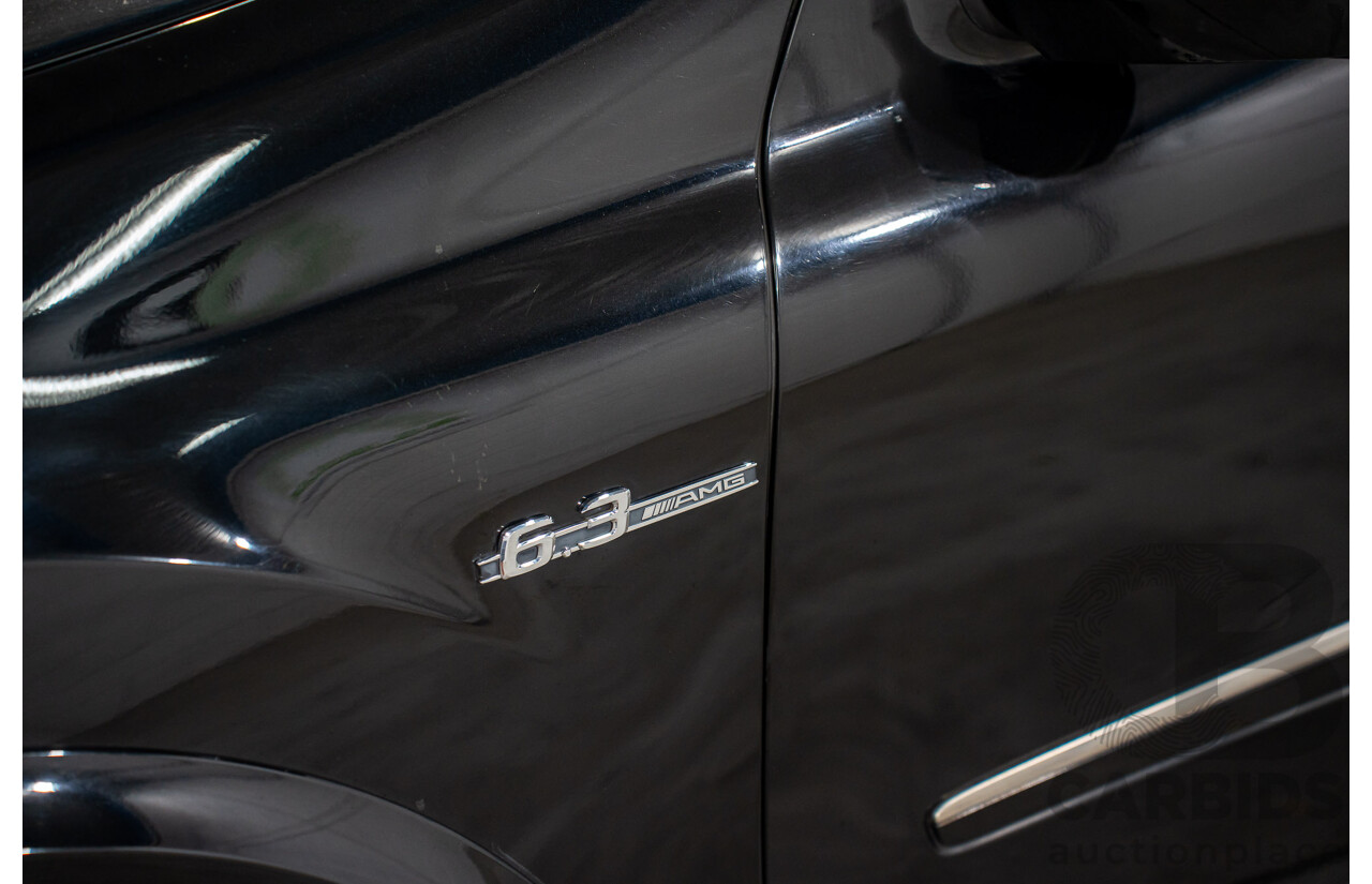 11/2008 Mercedes-Benz ML 63 AMG (4x4) W164 MY09 4d Wagon Obsidian Black Metalllic V8 6.2L