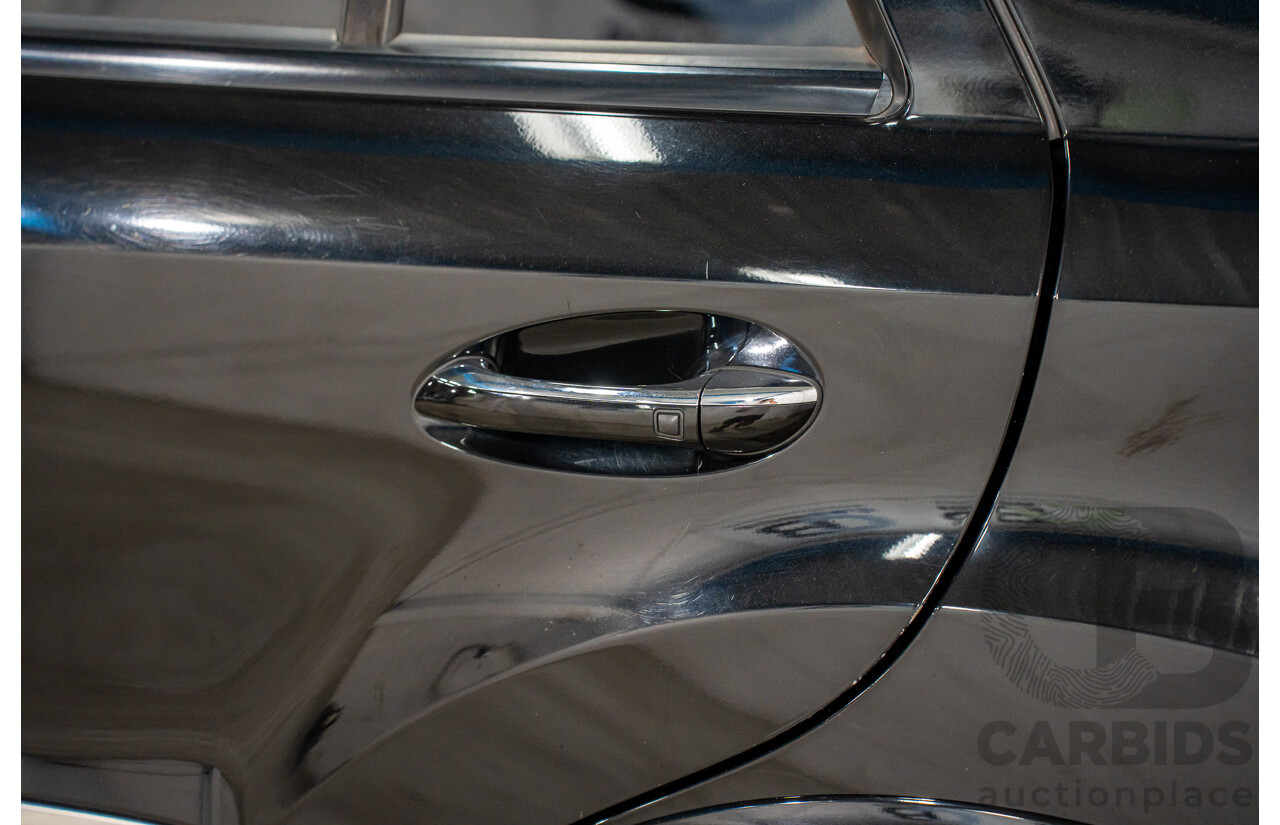 11/2008 Mercedes-Benz ML 63 AMG (4x4) W164 MY09 4d Wagon Obsidian Black Metalllic V8 6.2L