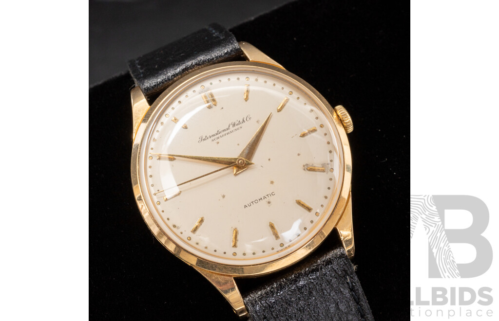 Vintage 18ct Yellow Gold Automatic Wristwatch - International Watch Co. Schaffhausen