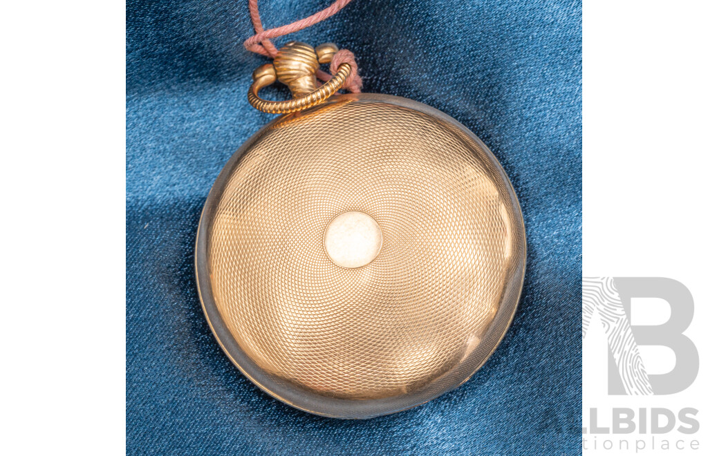 Vintage 18ct Yellow Gold Pocket Watch - 64.32gms