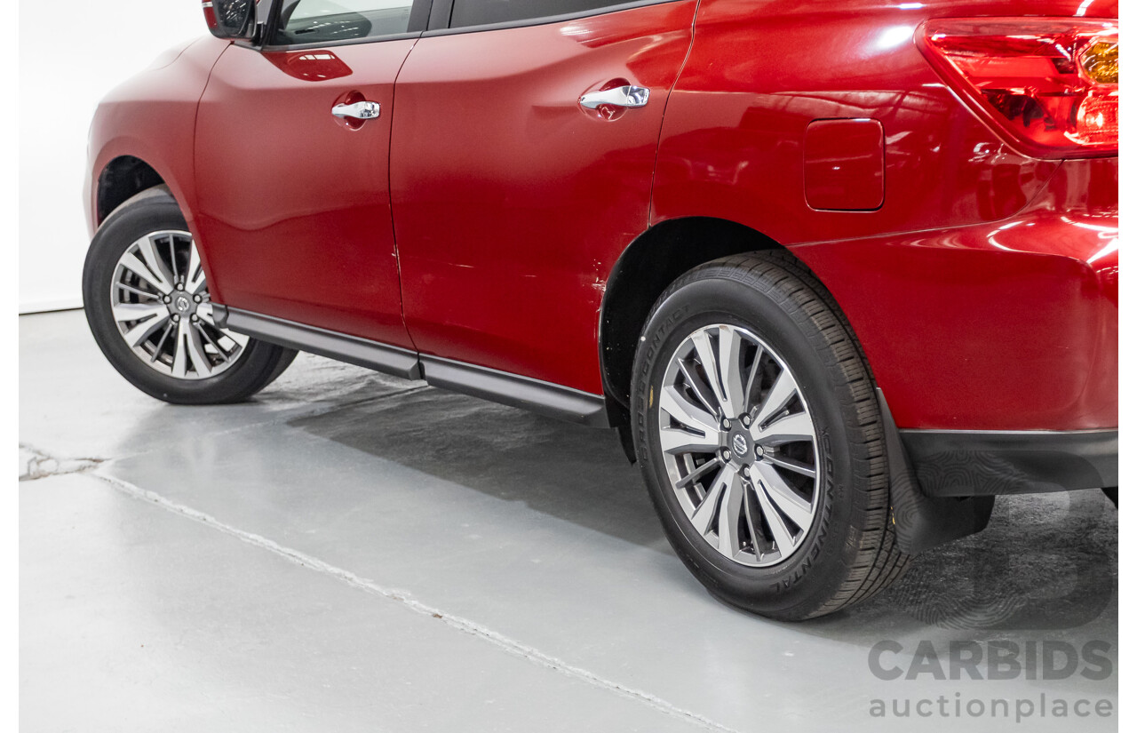 11/2019 Nissan Pathfinder ST R52 MY19 SERIES III 4D Wagon Maroon 3.5L - 7 seats