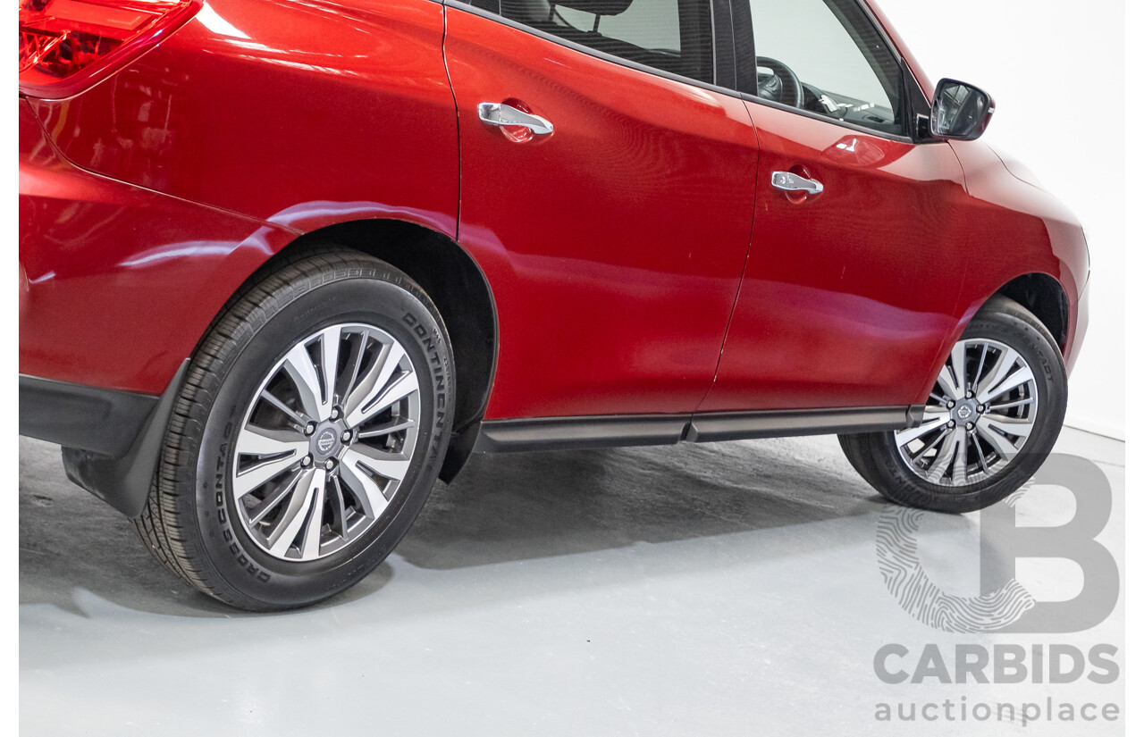 11/2019 Nissan Pathfinder ST R52 MY19 SERIES III 4D Wagon Maroon 3.5L - 7 seats