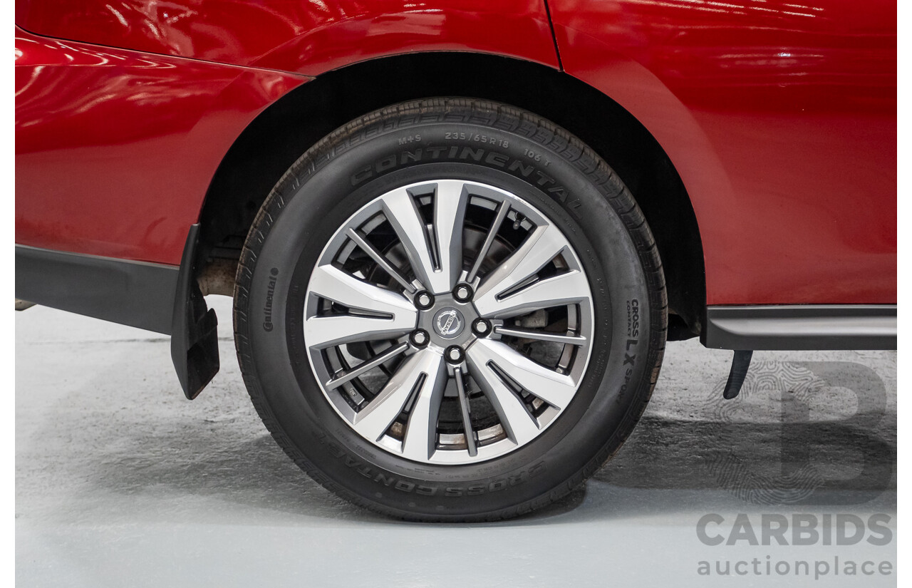 11/2019 Nissan Pathfinder ST R52 MY19 SERIES III 4D Wagon Maroon 3.5L - 7 seats