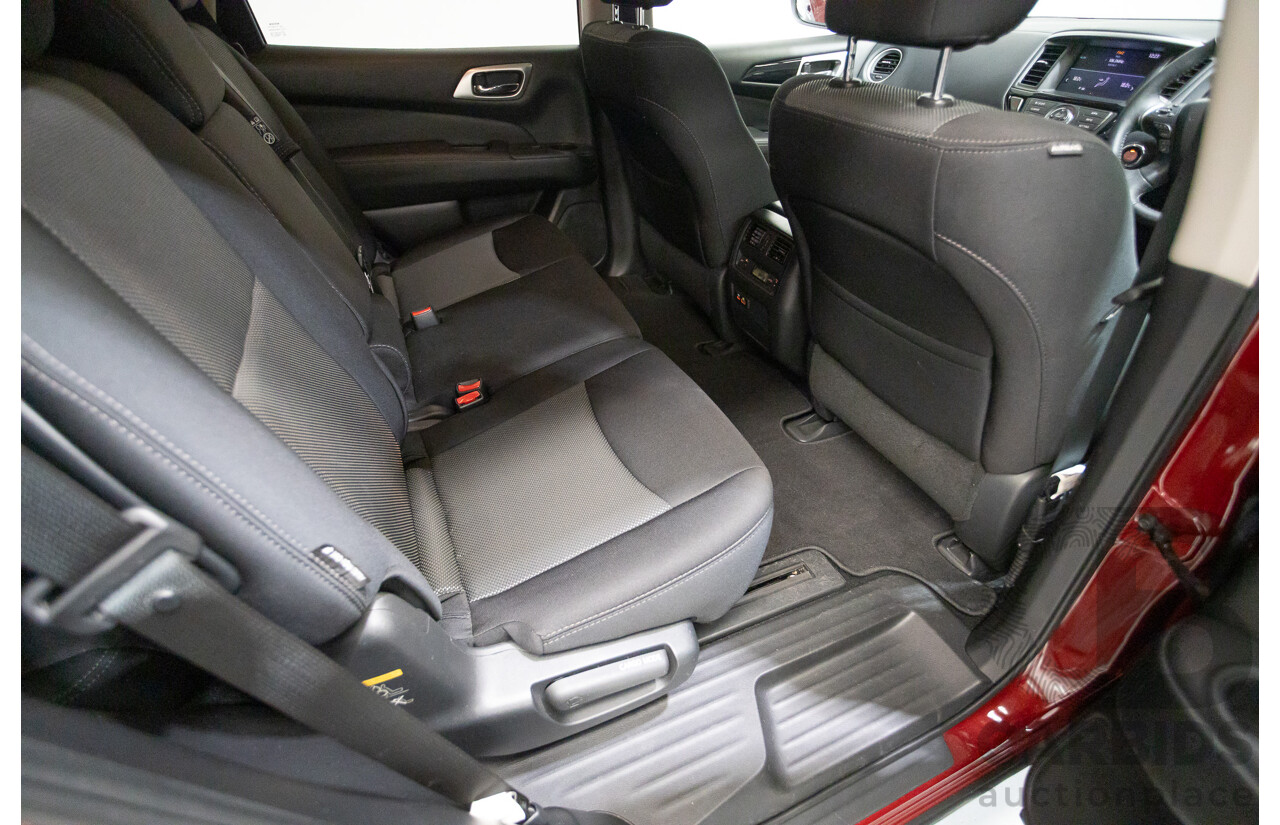 11/2019 Nissan Pathfinder ST R52 MY19 SERIES III 4D Wagon Maroon 3.5L - 7 seats