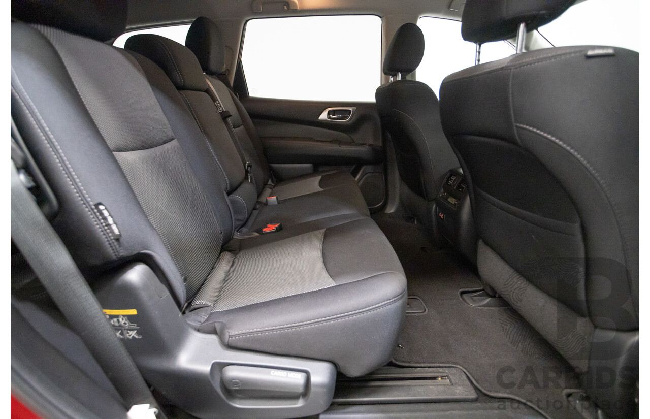 11/2019 Nissan Pathfinder ST R52 MY19 SERIES III 4D Wagon Maroon 3.5L - 7 seats