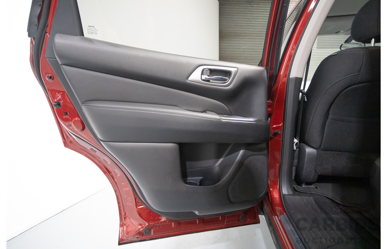 11/2019 Nissan Pathfinder ST R52 MY19 SERIES III 4D Wagon Maroon 3.5L - 7 seats