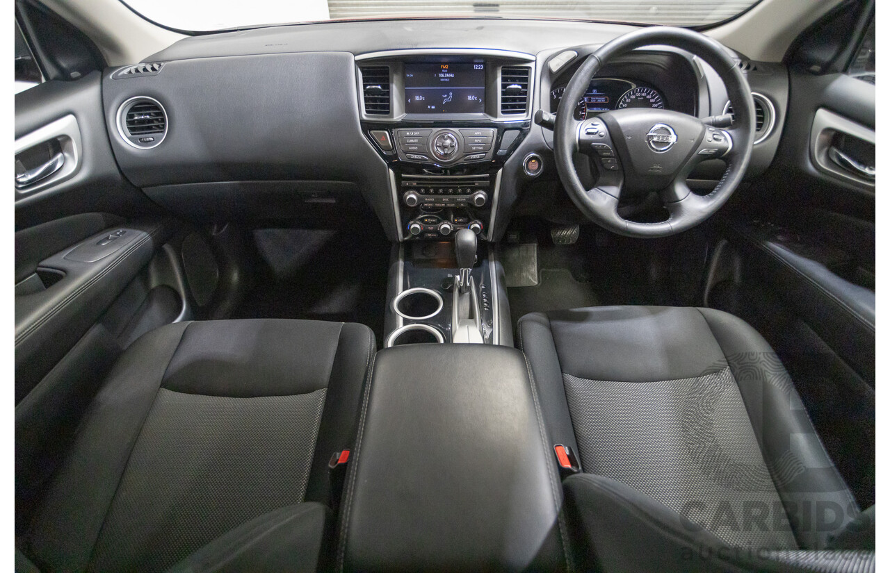 11/2019 Nissan Pathfinder ST R52 MY19 SERIES III 4D Wagon Maroon 3.5L - 7 seats