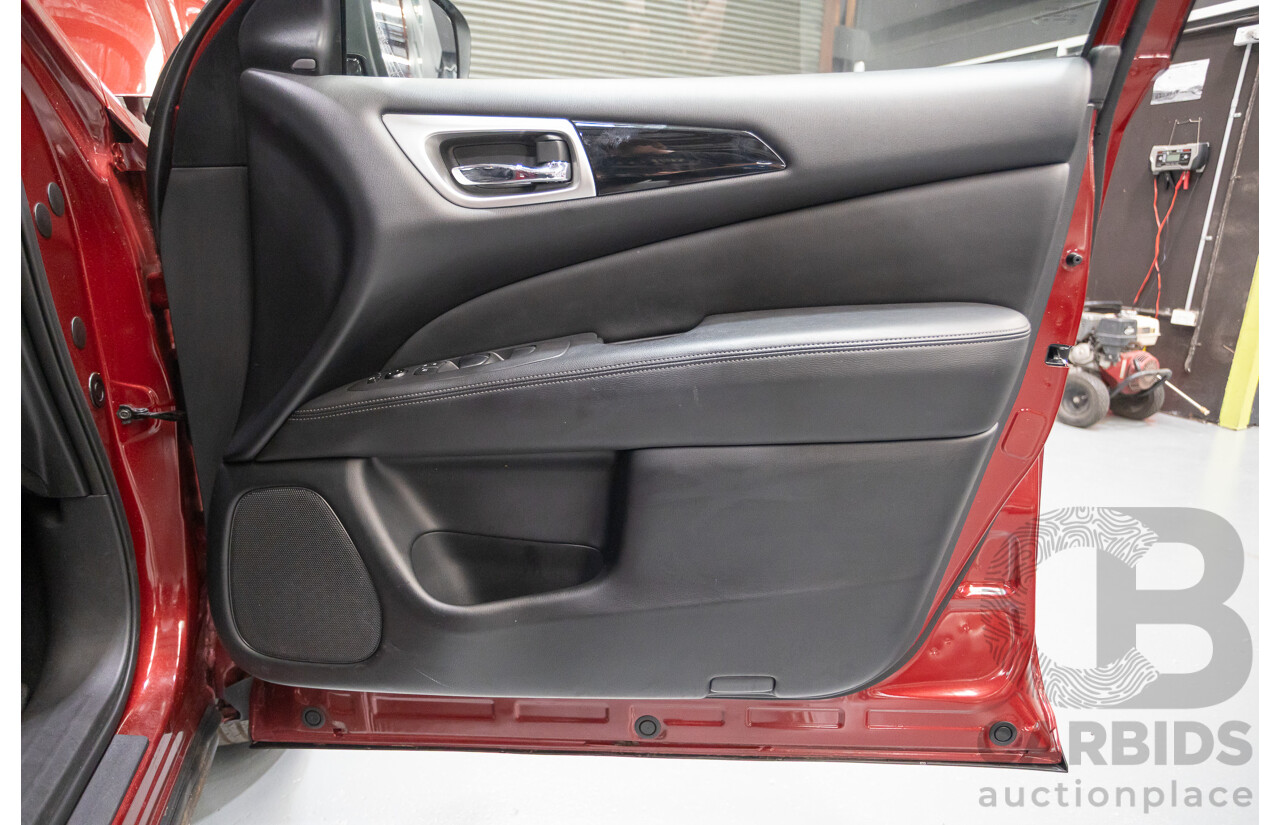 11/2019 Nissan Pathfinder ST R52 MY19 SERIES III 4D Wagon Maroon 3.5L - 7 seats