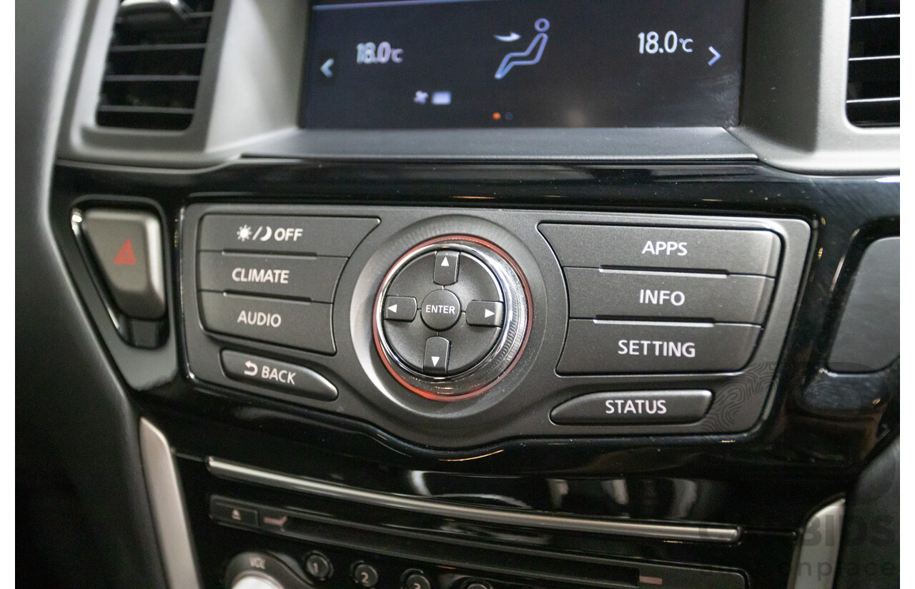 11/2019 Nissan Pathfinder ST R52 MY19 SERIES III 4D Wagon Maroon 3.5L - 7 seats