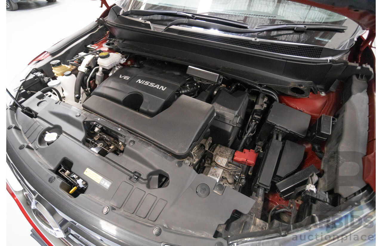 11/2019 Nissan Pathfinder ST R52 MY19 SERIES III 4D Wagon Maroon 3.5L - 7 seats