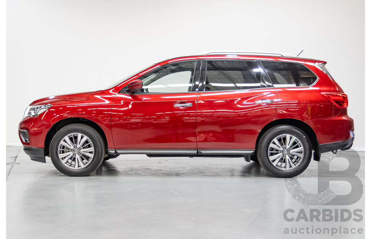 11/2019 Nissan Pathfinder ST R52 MY19 SERIES III 4D Wagon Maroon 3.5L - 7 seats