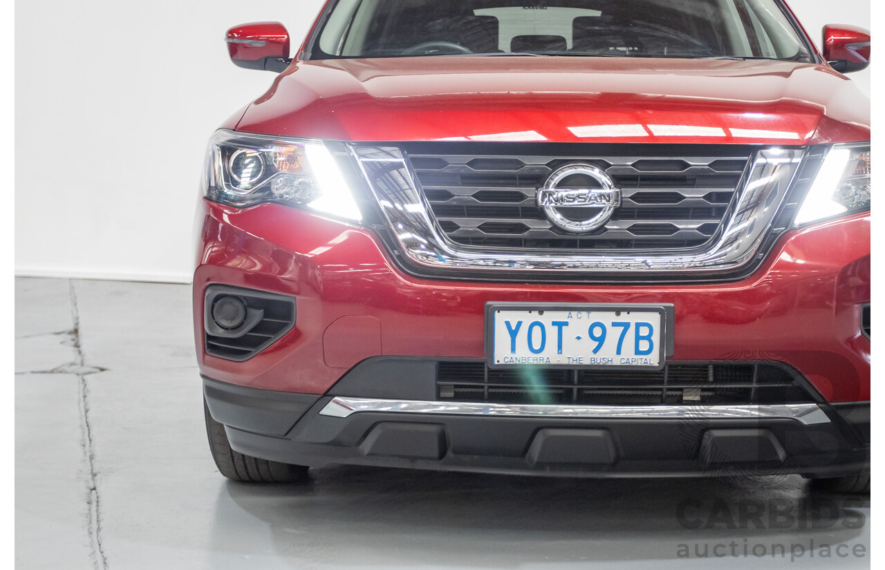 11/2019 Nissan Pathfinder ST R52 MY19 SERIES III 4D Wagon Maroon 3.5L - 7 seats