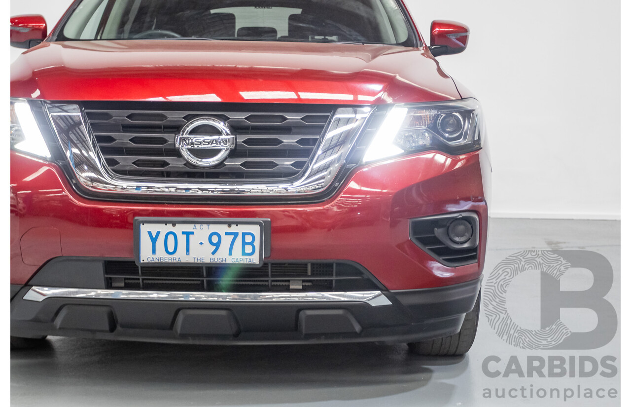 11/2019 Nissan Pathfinder ST R52 MY19 SERIES III 4D Wagon Maroon 3.5L - 7 seats