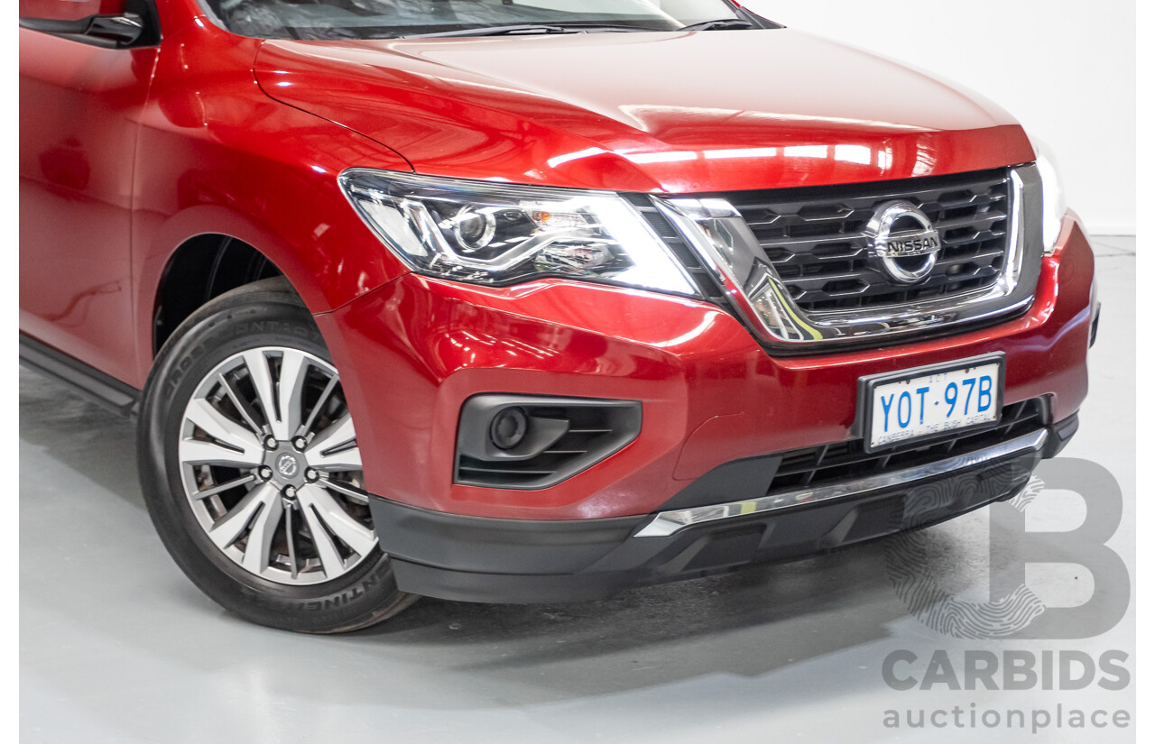 11/2019 Nissan Pathfinder ST R52 MY19 SERIES III 4D Wagon Maroon 3.5L - 7 seats