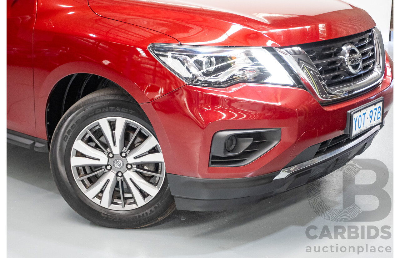 11/2019 Nissan Pathfinder ST R52 MY19 SERIES III 4D Wagon Maroon 3.5L - 7 seats