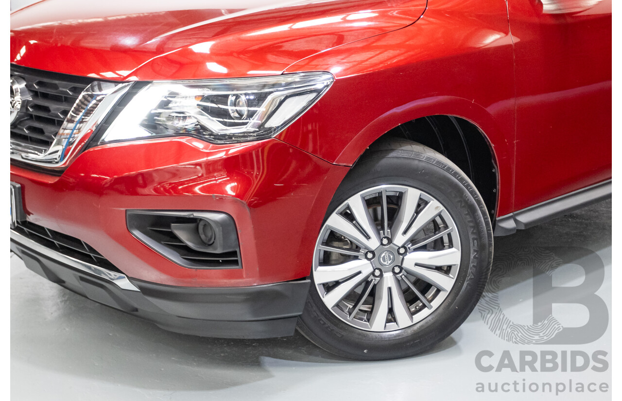 11/2019 Nissan Pathfinder ST R52 MY19 SERIES III 4D Wagon Maroon 3.5L - 7 seats