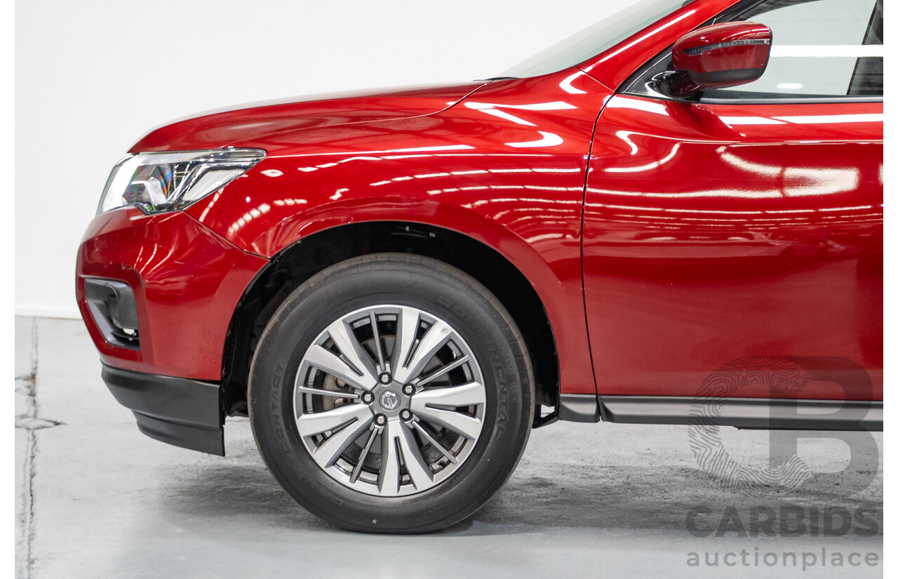 11/2019 Nissan Pathfinder ST R52 MY19 SERIES III 4D Wagon Maroon 3.5L - 7 seats