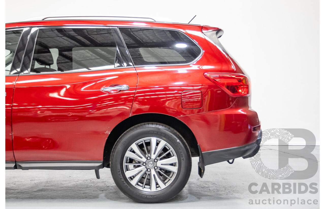 11/2019 Nissan Pathfinder ST R52 MY19 SERIES III 4D Wagon Maroon 3.5L - 7 seats