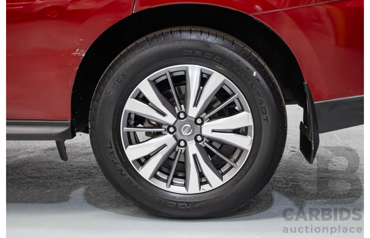 11/2019 Nissan Pathfinder ST R52 MY19 SERIES III 4D Wagon Maroon 3.5L - 7 seats