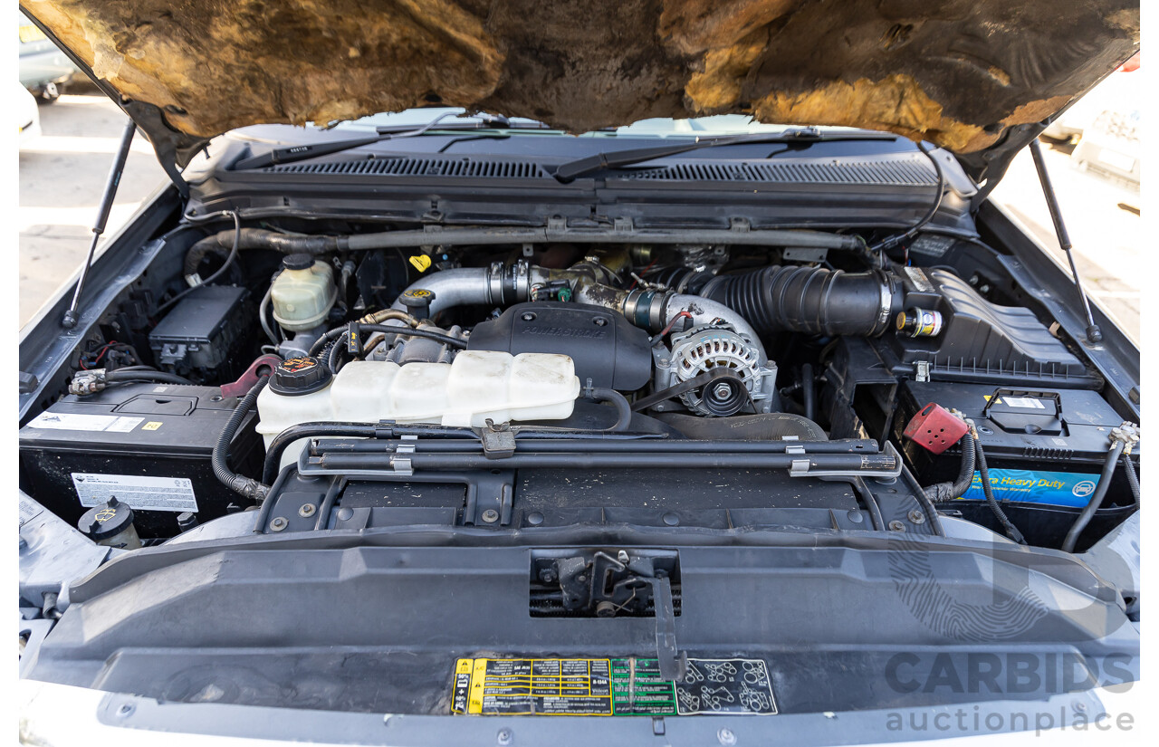 7/2005 Ford F250 XLT (4x4) RN Crew Cab P/Up Ebony Black Turbo Diesel Powerstroke V8 7.3L