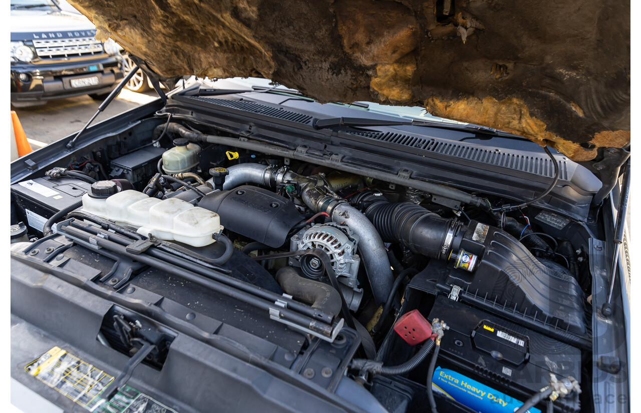 7/2005 Ford F250 XLT (4x4) RN Crew Cab P/Up Ebony Black Turbo Diesel Powerstroke V8 7.3L